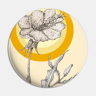 Evening Primrose Pin