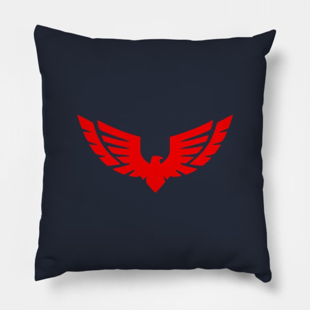 Blood Wings Pillow by OrangeCup