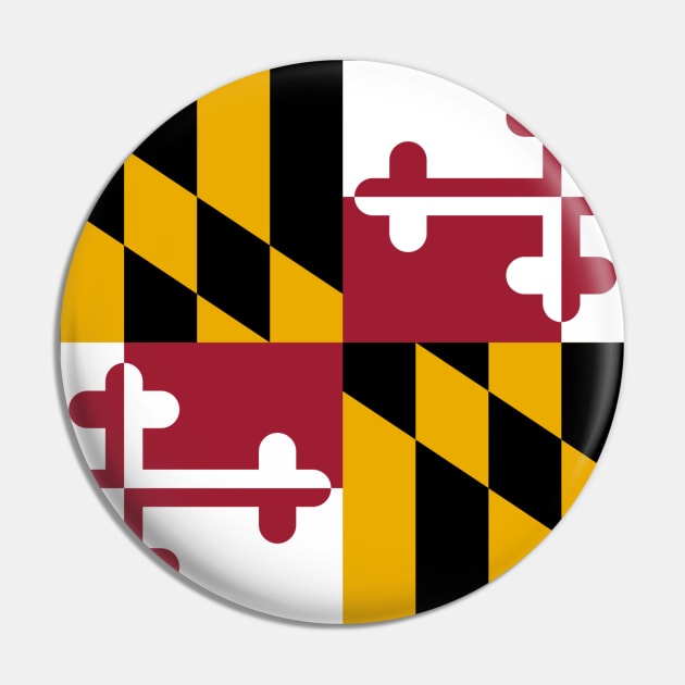 Flag of Maryland Pin by brigadeiro