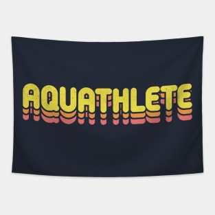 Retro Aquathlete Tapestry