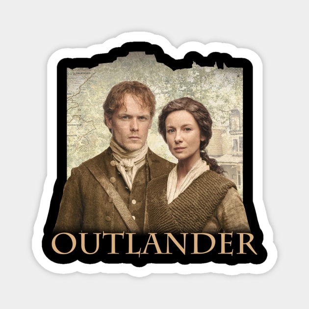 Outlander Sepia Magnet by devanpm