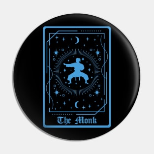 D&D Monk Class Tarot Card Pin