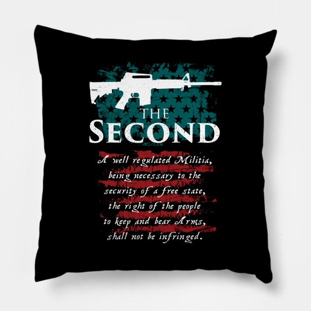 The Second Amendment Pillow by Toby Wilkinson