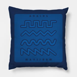 Synthesizer Waveform for Synth lover Pillow