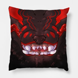 Black Kitsune Mask Pillow