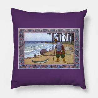 Prince Ivan and the Pike - The Frog Princess - Ivan Bilibin Pillow