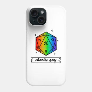 Pride Chaotic Gay DND D20 Phone Case