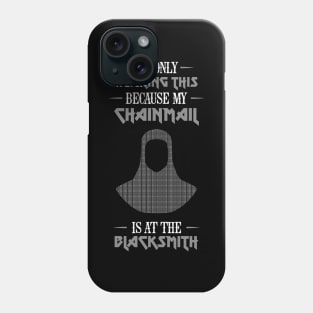 Chainmail Blacksmith Funny Medieval Gear Armor Phone Case