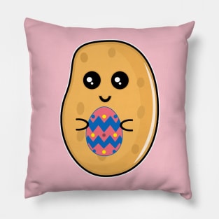 Potato with Easter Egg Pillow