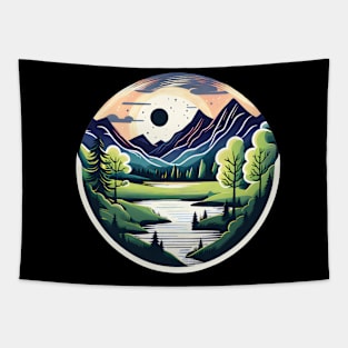 Captivating nature scenery Tapestry