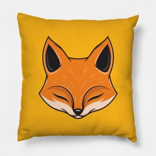 Little Fox Head Pillow