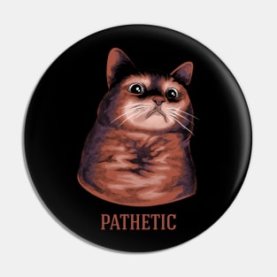 pathetic cat meme Pin