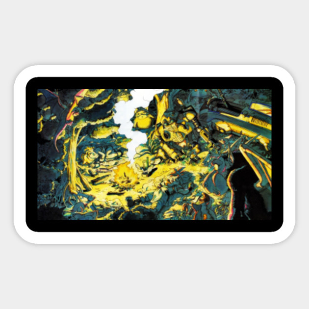 Chrono Trigger Background Art Chrono Trigger Sticker Teepublic