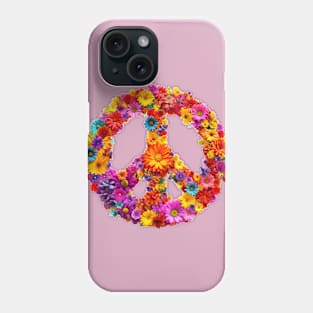 Peace Flowers Phone Case