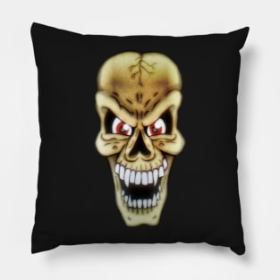 Cartoony Skull Pillow