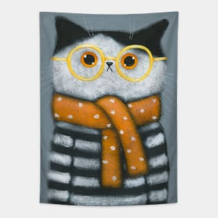 Sweater Weather Kitty Tapestry