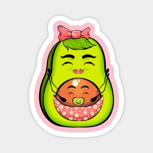 mamacado cute funny pregnant Magnet