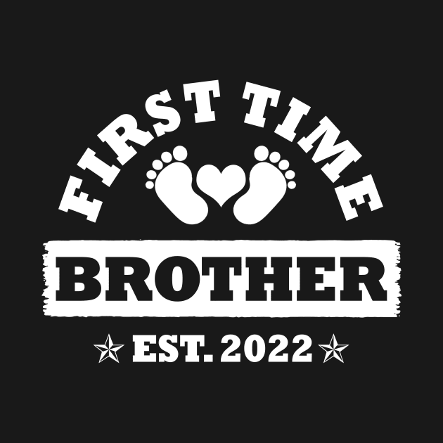 First Time Brother Est 2022 Funny New Brothers Gift by Penda