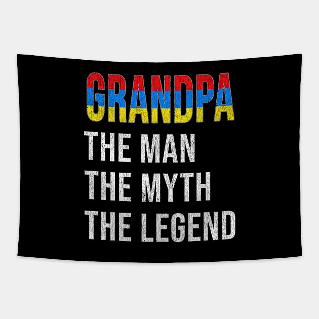 Grand Father Armenian Grandpa The Man The Myth The Legend - Gift for Armenian Dad With Roots From  Armenia Tapestry by Country Flags