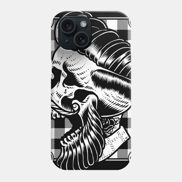 Hipster Skull Phone Case by CyberpunkTees