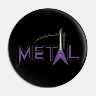 Joker Metal Guitar Pin