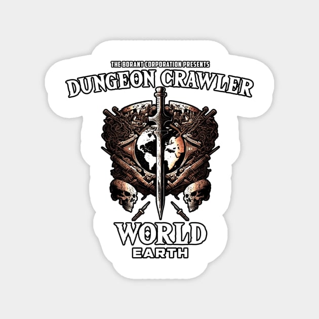 Dungeon World Earth (Alt Print) Magnet by Miskatonic Designs