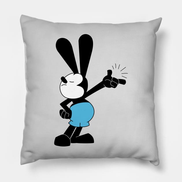 Sassy Oswald Pillow by NoirPineapple