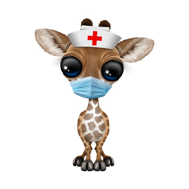 Cute Baby Giraffe Nurse by jeffbartels