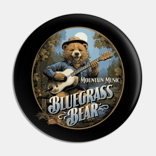 Bluegrass Bear - Mountain Music Pin