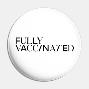 Fully Vaccinated hf sticker Pin