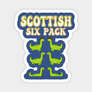 Scottish Six Pack , Nessie Loch Ness Scotland Magnet