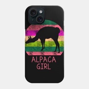 Alpaca Girl Llama Woman Phone Case