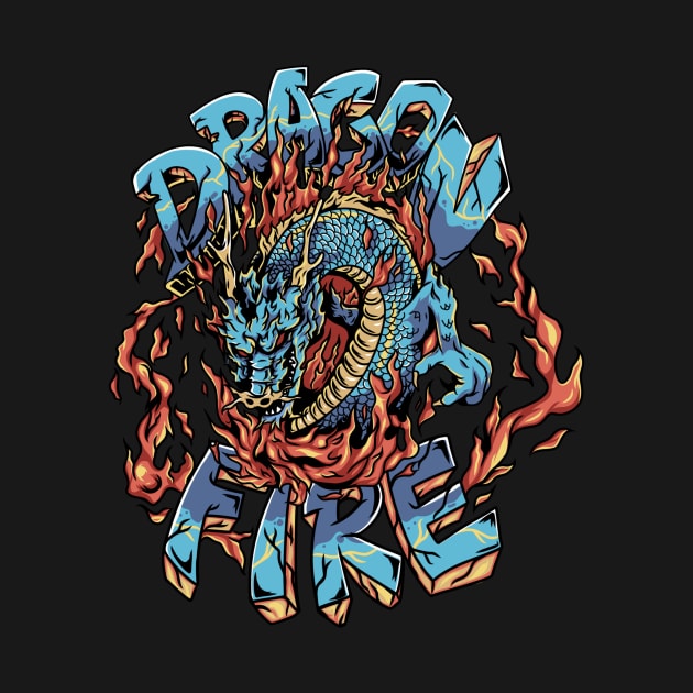 Dragon fire by widhim
