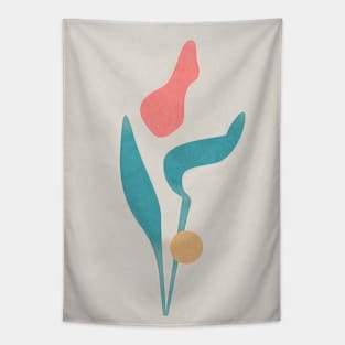 Melted Flower Abstract Tapestry
