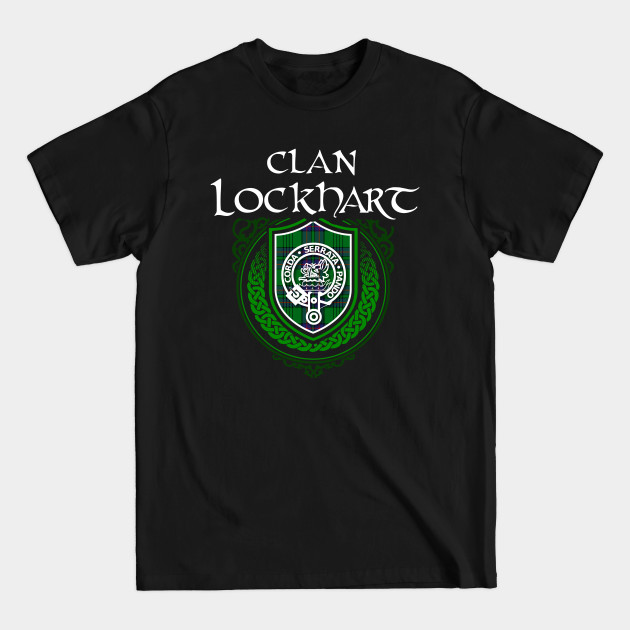 Discover Clan Lockhart Surname Scottish Clan Tartan Crest Badge - Scottish Clan - T-Shirt