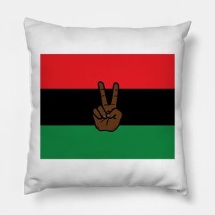 Pan African flag Juneteenth black freedom liberation Pillow