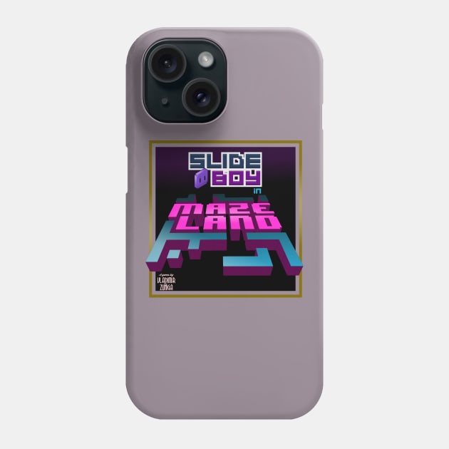 Slidey Boy in Maze Land Phone Case by vhzc