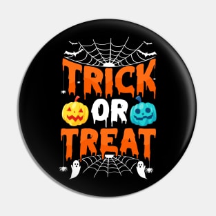 Creepy Trick Or Treat | Halloween Design Pin