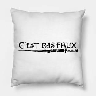 cest pas faux Pillow