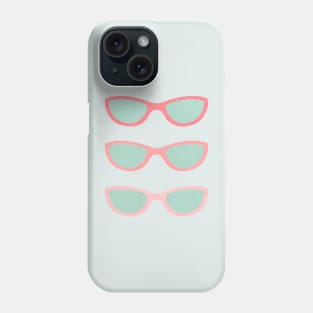 Pink sunglasses Phone Case