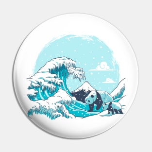 Ice Wave Pin