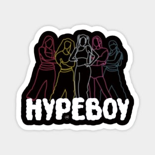 LED style design of the NEW JEANS group in the hypeboy era Magnet