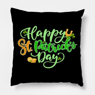 Happy St. Patrick's Day Pillow