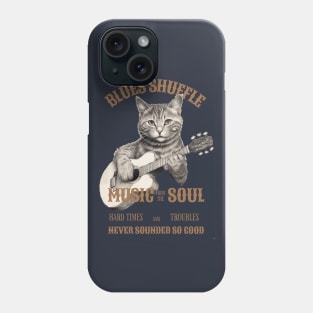 cat and guitar Phone Case