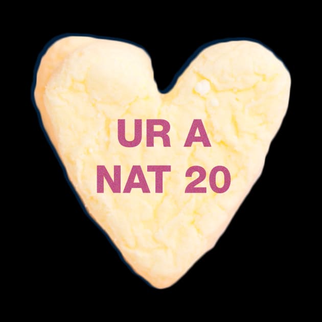 UR A NAT 20 | Valentine's Day Dungeons & Dragons by AmandaPandaBrand