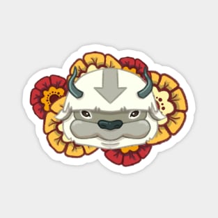Appa with Flowers Magnet