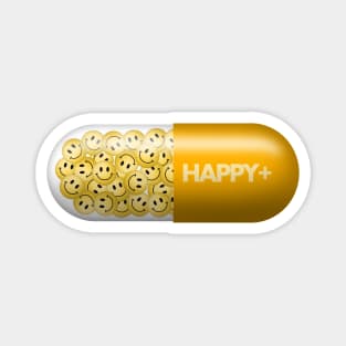 Happy Pill Magnet