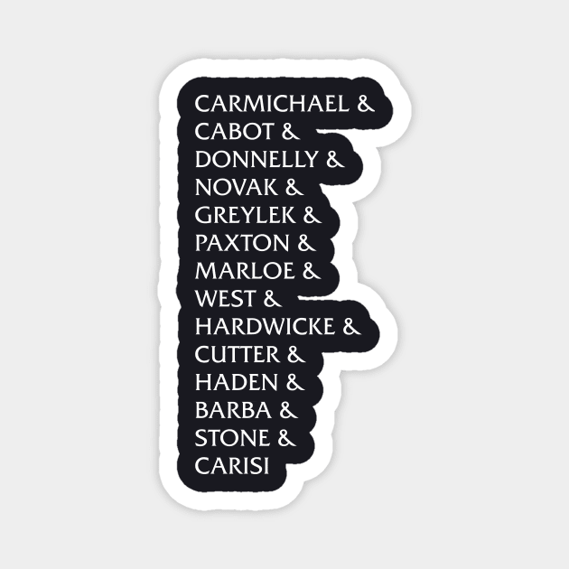 Law & Order SVU ADA Roll Call Magnet by HDC Designs