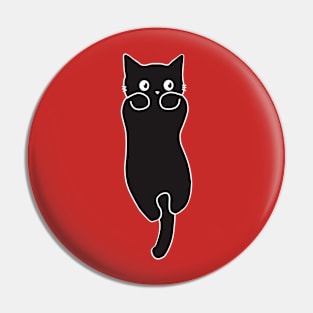 black cat cute Pin