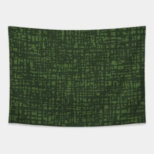 Fibre Mesh Pattern (Green) Tapestry